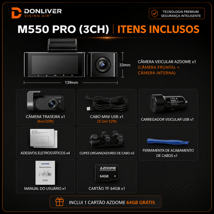 Donliver Vision Air™ AZDOME M550 Pro - Donliver Store
