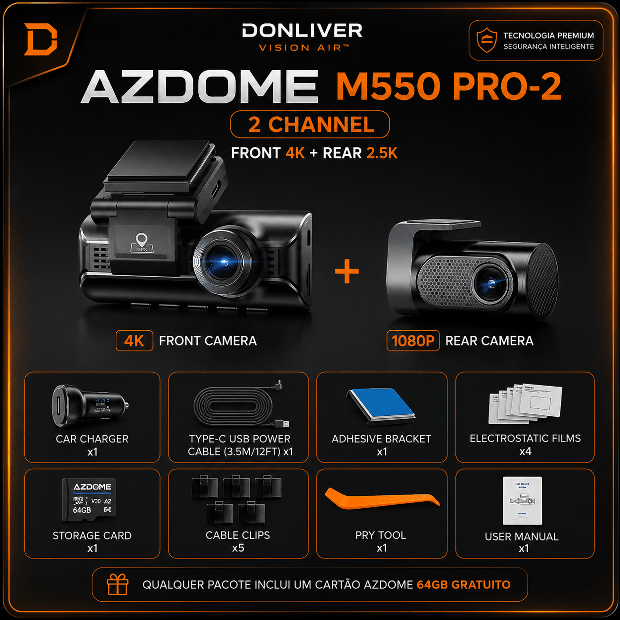 Donliver Vision Air™ AZDOME M550 Pro - Donliver Store