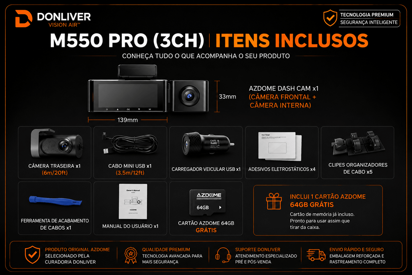 Donliver Vision Air™ AZDOME M550 Pro - Donliver Store